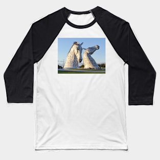 the Kelpies, Helix park, Falkirk Baseball T-Shirt